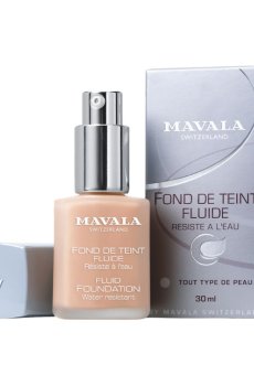 Уценка! Тональный флюид для лица Mavala Fluid Foundation Water Resistant 02 Beige Rose, 30 мл