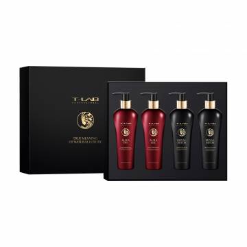 Уценка! Набор для волос и тела T-LAB Professional Royal Detox + Aura Oil, 4 предмета Уценка! Набор для волос и тела T-LAB Professional Royal Detox + Aura Oil, 4 предмета