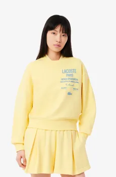 Женский желтый свитшот Желтый 36 Lacoste SF9620107