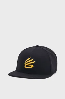 Мужская черная кепка M Curry Flatbrim Snapback Черный ONESIZE Under Armour 1383487-002