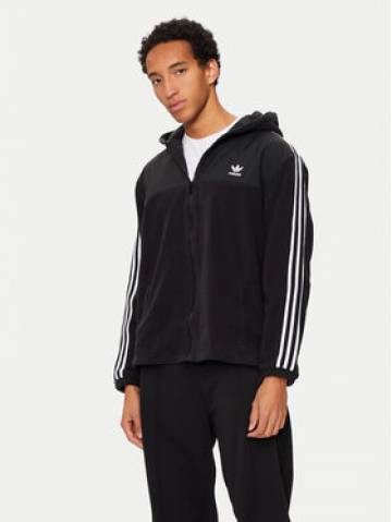 adidas Світшот adicolor 3-Stripes Teddy IZ4802 Чорний Regular Fit adidas Світшот adicolor 3-Stripes Teddy IZ4802 Чорний Regular Fit
