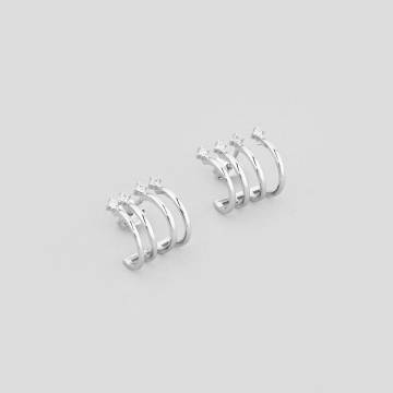 Серебряные серьги Minimal E6565 Серебряные серьги Minimal E6565