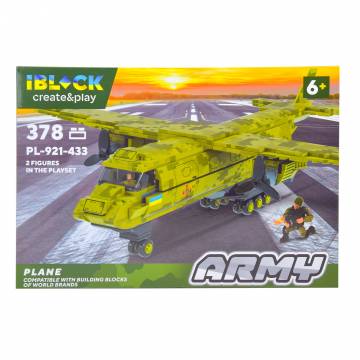 Конструктор IBLOCK Army Літак 378 деталей (PL-921-433) Конструктор IBLOCK Army Літак 378 деталей (PL-921-433)