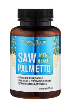 Со пальметто Golden Pharm Мужское здоровье, 523 мг, 90 вегетарианских капсул