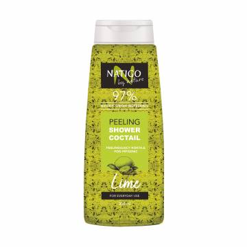 Пилинг-коктейль для душа Natigo by Nature с лаймом, 300 мл