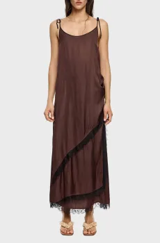 Женский коричневый сарафан Коричневый M Bimba Y Lola 251BR9056.10602