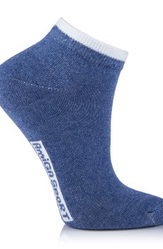 Носки женские AmiGА 11В20-5/4 спортивные, джинс, размер 23-25