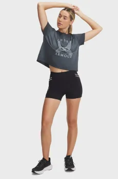 Женские черные шорты UA Run 96 Short Черный M Under Armour 1389569-001