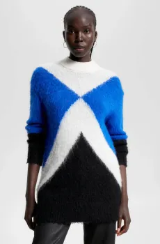 Женский свитер EXPLODED ARGYLE ALPACA Разноцветный L Tommy Hilfiger WW0WW39909