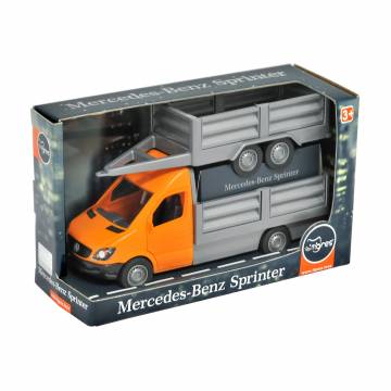 Детский автомобиль Tigres Mercedes-Benz Sprinter бортовой с прицепом, от 3 лет, оранжевый (39667) Детский автомобиль Tigres Mercedes-Benz Sprinter бортовой с прицепом, от 3 лет, оранжевый (39667)