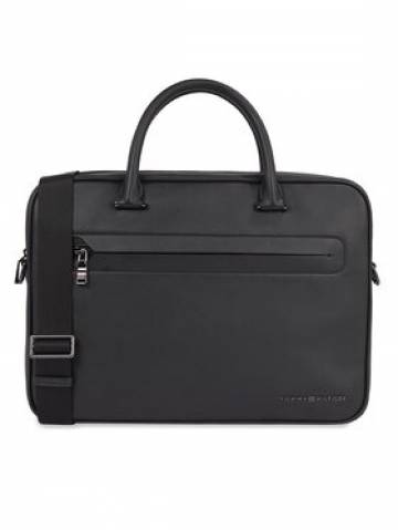 Tommy Hilfiger Сумка для ноутбука Th Modern Pu Computer Bag AM0AM12232 Чорний Tommy Hilfiger Сумка для ноутбука Th Modern Pu Computer Bag AM0AM12232 Чорний