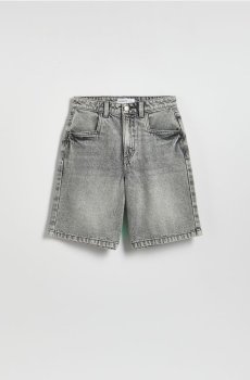 Reserved - Джинсові шорти-бермуди - світло-сірий - 271HN-09J