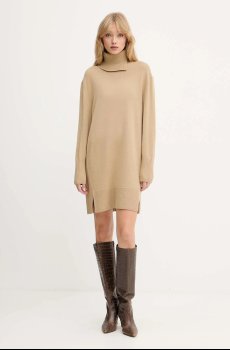 Платье с добавлением шерсти BOSS Orange C_Feringatessa