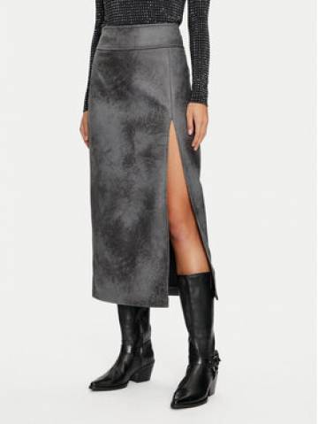 ONLY Спідниця зі штучної шкіри Paris 15330036 Сірий Regular Fit ONLY Спідниця зі штучної шкіри Paris 15330036 Сірий Regular Fit
