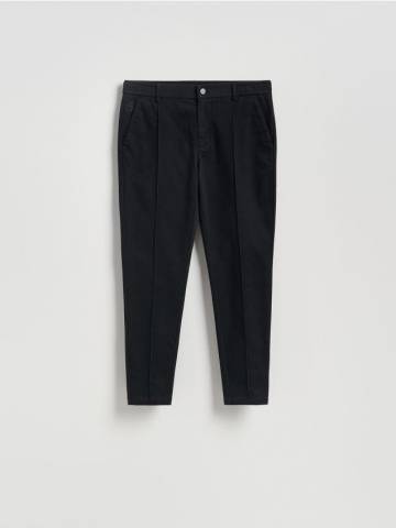 Reserved - Штани jogger с защипами - чорний - 507GC-99X