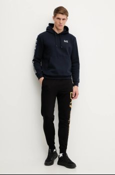 Хлопковые спортивные штаны EA7 Emporio Armani