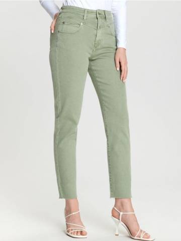 Джинси high waist straight - зелений Джинси high waist straight - зелений