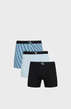 Мужские боксеры (3 шт) BOXER BRIEF Разноцветный S Calvin Klein LV00NB4473