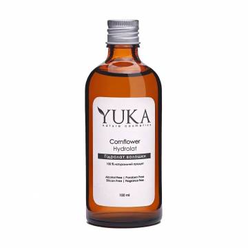 Гидролат для лица, тела и волос Yuka Cornflower Hydrolat, 100 мл Гидролат для лица, тела и волос Yuka Cornflower Hydrolat, 100 мл