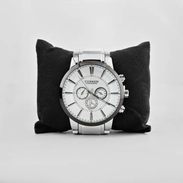 Часы Minimal 8001-white Часы Minimal 8001-white