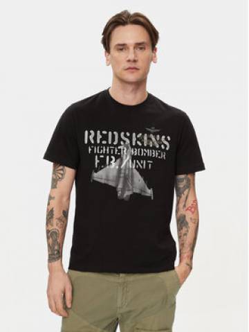 Aeronautica Militare Футболка 241TS2212J641 Чорний Regular Fit Aeronautica Militare Футболка 241TS2212J641 Чорний Regular Fit