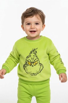 Світшот crewneck Grinch - свіжий зелений