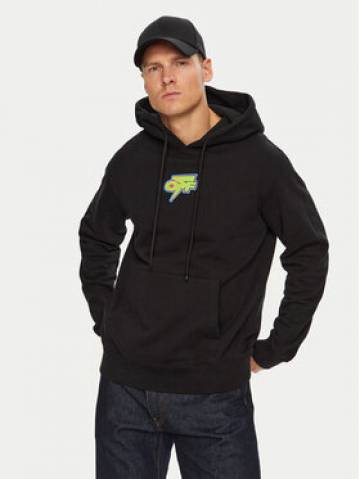 Off-White Світшот OMBB097F22FLE0061070 Чорний Regular Fit Off-White Світшот OMBB097F22FLE0061070 Чорний Regular Fit