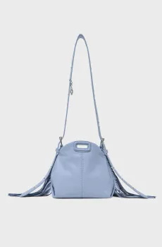 Женская голубая кожаная сумка Miss M Голубой ONESIZE MAJE MFAPM00315_Blue Sky