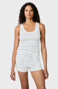 Женские белые шорты в полоску MARYNE Белый M Etam 6553514