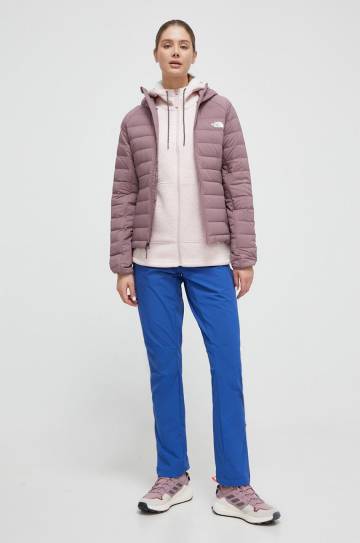 Спортивная кофта Columbia Sweater Weather цвет розовый с капюшоном меланж Спортивная кофта Columbia Sweater Weather цвет розовый с капюшоном меланж