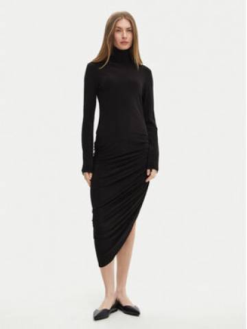 NORMA KAMALI Повсякденна сукня KK3243PLF35001 Чорний Slim Fit NORMA KAMALI Повсякденна сукня KK3243PLF35001 Чорний Slim Fit