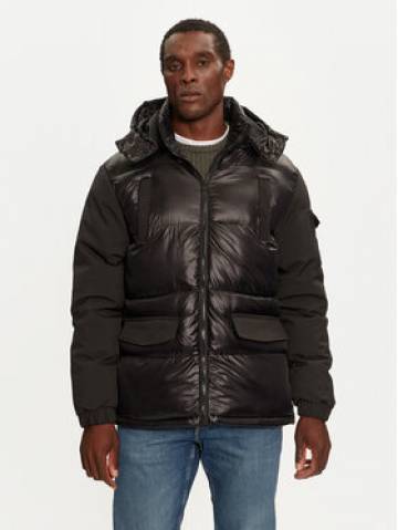 Brave Soul Пуховик MJK-BUXTON Чорний Regular Fit Brave Soul Пуховик MJK-BUXTON Чорний Regular Fit