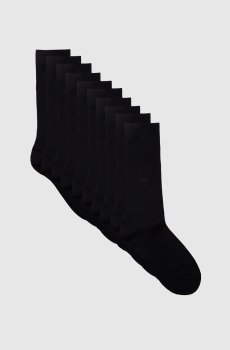 Набор синих носков с логотипом узором