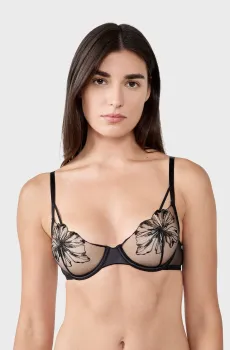 Женский черный бюстгальтер с мягкой чашкой VOLAGE Черный 75C Etam 6555415