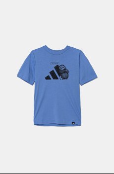 Детская хлопковая футболка adidas