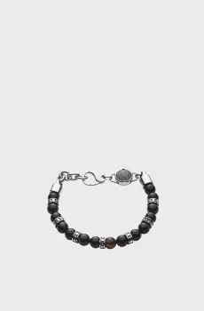 Черный браслет MOHICAN Черный ONESIZE Diesel DX1163040