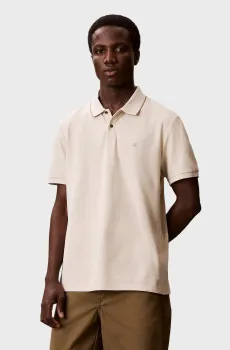Мужское бежевое поло REFINED PIQUE Бежевый XL Calvin Klein LV04LC239G