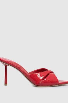 Красные лакированные мюли SHIRLEY