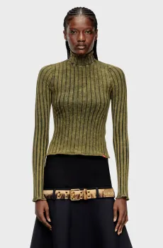 Женский оливковый гольф T-CLAWA Оливковый S Diesel A21601 0DCCB