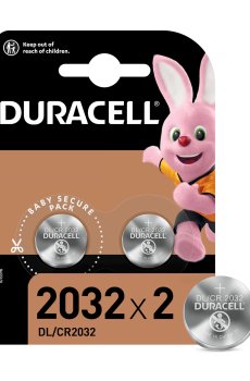 Литиевая батарейка Duracell 3V 2032 монетного типа, 2 шт