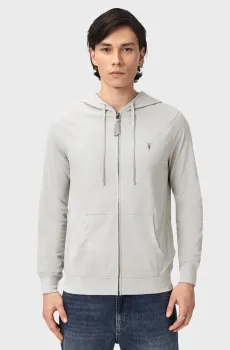 Мужское светло-серое худи BRACE Серый S AllSaints M032JB