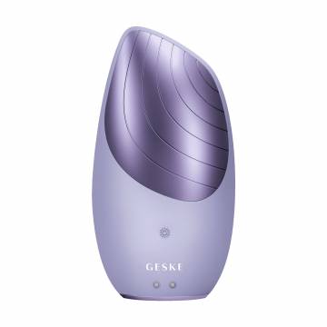 Электронная звуковая термощетка для лица Geske Sonic Thermo Facial Brush 6 в 1 фиолетовый Электронная звуковая термощетка для лица Geske Sonic Thermo Facial Brush 6 в 1 фиолетовый