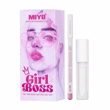 Набор для губ Miyo Girl Boss (блеск для губ, 4 мл + карандаш для губ, 1.2 г) Набор для губ Miyo Girl Boss (блеск для губ, 4 мл + карандаш для губ, 1.2 г)