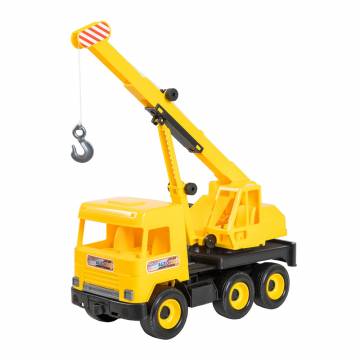 Машинка Tigres Middle truck Кран жовтий в коробці (39491) Машинка Tigres Middle truck Кран жовтий в коробці (39491)