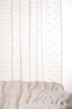 Штора на стрічці - срібний