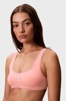 Женский розовый лиф от купальника BRALETTE Розовый L Calvin Klein LV00Q61100