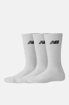 Белые носки NB Everyday (3 пары) Белый 39-42 New Balance LAS33863WT