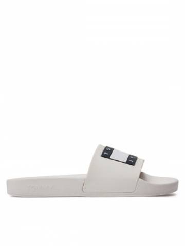 Tommy Jeans Шльопанці Flag Pool Sld Ess EN0EN02115 Écru Tommy Jeans Шльопанці Flag Pool Sld Ess EN0EN02115 Écru