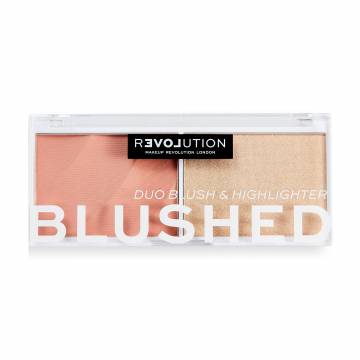 Румяна и хайлайтер для лица Relove by Revolution Colour Play Blushed Duo, Sweet, 5.8 г Румяна и хайлайтер для лица Relove by Revolution Colour Play Blushed Duo, Sweet, 5.8 г