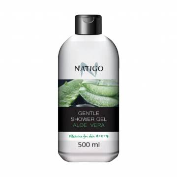 Деликатный гель для душа Natigo Gentle Shower Gel Алоэ вера, 500 мл
